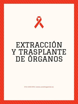 cover image of Extracción y trasplante de órganos